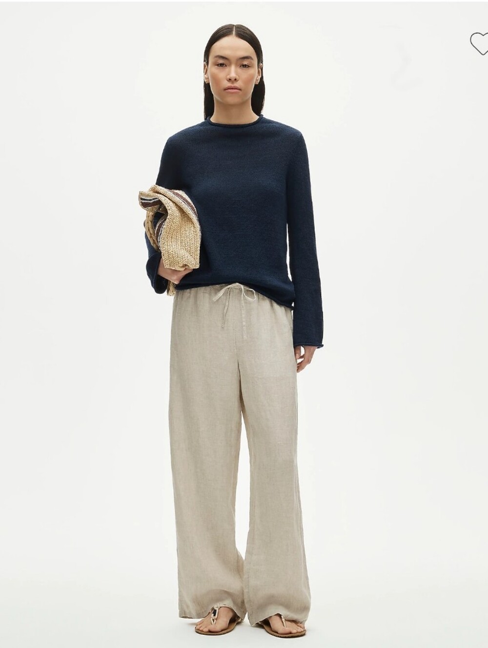 J Crew Soleil Linen Pants